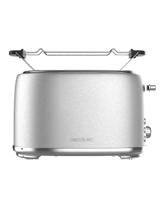 Toast&Taste 1000 Retro Double CEC-03206 Φρυγανιέρα 2 Θέσεων 980 W Inox