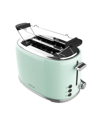 Toast&Taste 1000 Retro Double CEC-03230 Φρυγανιέρα 2 Θέσεων 980 W Πράσινη