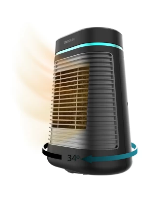 READYWARM 1550 MAX CERAMIC ROTATE BLACK CEC-08290 Αερόθερμο Δαπέδου 1500W Κεραμικό | 10235