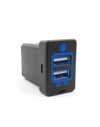  Kewig F19 Θύρες Φόρτισης Αυτοκινήτου Quickcharge 3.0 (2 Θύρες USB) 12/24V 25W