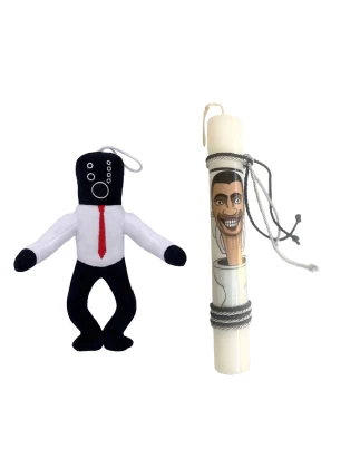  Παιχνιδολαμπάδα Skibidi Toilet Large Speakerman ΣΕΤ 25x3cm