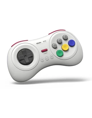  8Bitdo M30 Bluetooth Ασύρματο Gamepad για Android / PC / Switch Λευκό