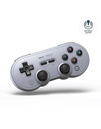  8Bitdo SN30 Pro Gray Edition Bluetooth Gamepad (Hall Effect)
