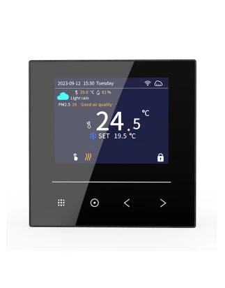  Hysen HYT002 WIFI Ψηφιακός Θερμοστάτης Smart για Αέριο/Πετρέλαιο (Έγχρωμη Led Οθόνη Αφής/