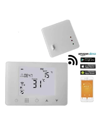  Hysen HY09RF WIFI Ασύρματος Θερμοστάτης καλοριφέρ WiFi & Internet control