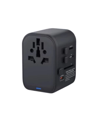  RRtravel HHT906 PD65W Αντάπτορας Πρίζας από Universal σε Universal με 5 Θύρες (2xUSB / 3x