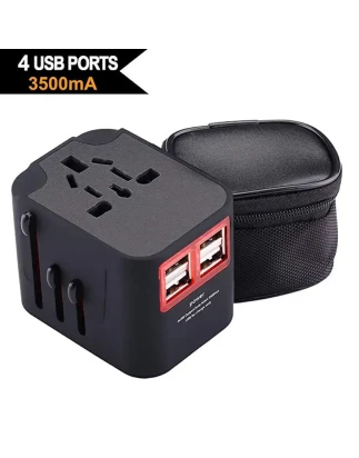  RRtravel HHT210 Αντάπτορας Πρίζας από Universal σε Universal  (4xUSB) USA EU UK AU US