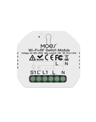  MOES WRM-104B-MS Έξυπνος Διακόπτης Φωτός WiFi/RF433 2Gang