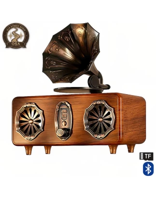 Old Street Audio AS36 Vintage Ασύρματο Ηχείο Ξύλινο (2x5W/Μπαταρία 1800mAh/Bluetooth 5.4/