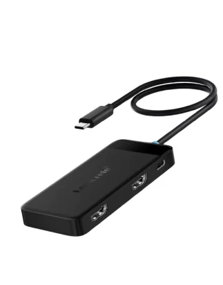  Lemorele TC122 USB-C Hub 6 σε 1 Docking Station με Dual HDMI 4K, 3x USB, PD 100W – Dual M