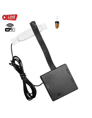  Smartcheater Live Κάμερα Κουμπί με Spy Ακουστικό Ψείρα (Κρυφή Επικοινωνία και Live Video)