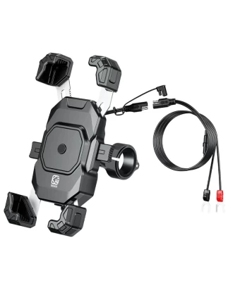  Kewig M11G2-A (New Gen) Βάση Κινητού Μηχανής Αλουμινίου με USB-C PD 30W & Qi 15W – IP66 Α