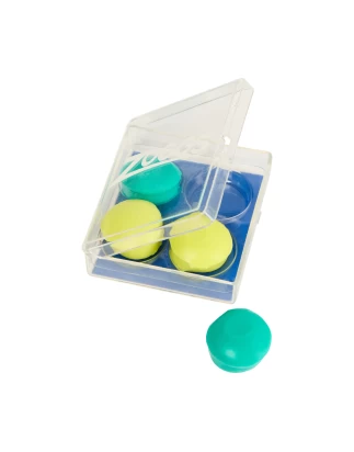 SILICONE EAR PLUGS TURQUOISE/ YELLOW ZOGGS