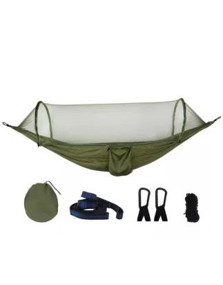  Kepeak Αιώρα Μονή με Κουνουπιέρα Αυτόματη 250x120cm - Xακί MNGG007