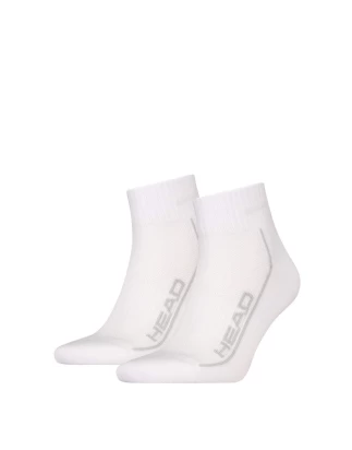 SOCKS TENNIS 2P PERFORMANCE QUARTER WHITE TENNIS HEAD