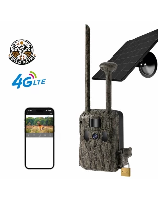  Wild Path T6 4G Κάμερα για Κυνηγούς, Μελισσοκόμους και Αγρότες με SIM, GPS και Ηλιακό Πάν