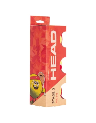 HEAD STAGE 3 RED 3 BALL ΜΠΑΛΛΑΚΙΑ TENNIS