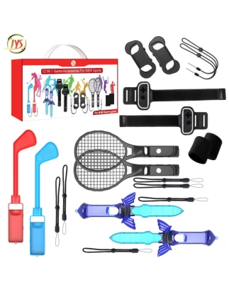  JYS NS241 Mega Bundle για Nintendo Switch και OLED (Σπαθί/Τέννις/Γκολφ/Small Grip/Leg Str