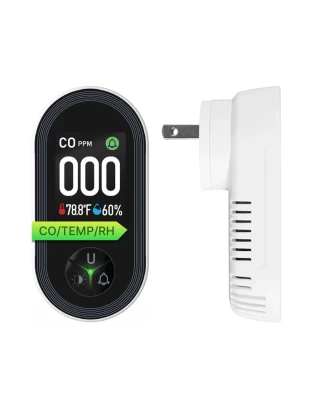  Ανιχνευτής Μονοξειδίου Άνθρακα Plug-In 3-σε-1 με Οθόνη HD