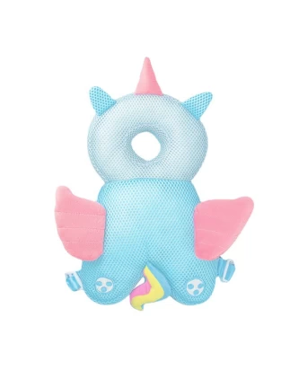  Giggles and Co. Προστατευτικό Μαξιλάρι Κεφαλιού Μωρού Blue Unicorn Mesh (5 έως 48 μηνών)