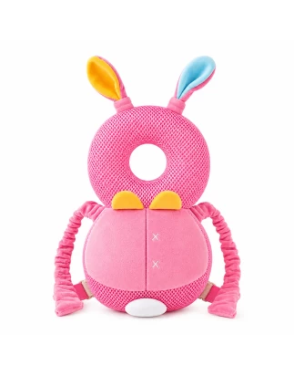  Giggles and Co. Προστατευτικό Μαξιλάρι Κεφαλιού Μωρού Pink Bunny Mesh (5 έως 48 μηνών)