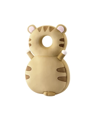  Giggles and Co. Προστατευτικό Μαξιλάρι Κεφαλιού Μωρού Brown Tiger Velvet (5 έως 48 μηνών)