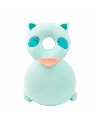  Giggles and Co. Προστατευτικό Μαξιλάρι Κεφαλιού Μωρού Green Cat Velvet (5 έως 48 μηνών)
