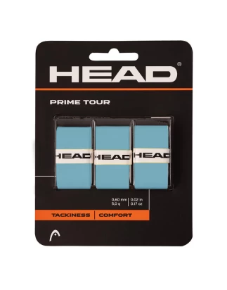 PRIME TOUR REGULAR 3X BL BLUE OVERGRIP TENNIS HEAD