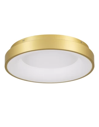 Gold Aura - Πλαφονιέρα Μονόφωτο LED 75W Μοντέρνο Χρυσό Minimal 3 Αποχρώσεις - Μ45 x Π45 x 