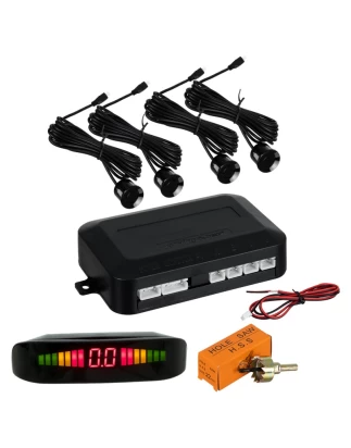 ParkSafe Pro 4-Sensor Parking System - Αισθητήρες Παρκαρίσματος Αυτοκινήτου με Οθόνη LED &
