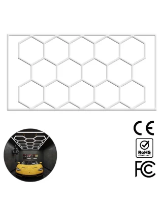 ModuShine - Διακοσμητικό LED Φωτιστικό Πάνελ Οροφής Πολυγωνικού Σχεδιασμού με Εσωτερικά Μο