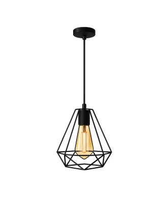 VenCore Prism 6089-10005 - Φωτιστικό Οροφής Μονόφωτο Κρεμαστό Μαύρο Μεταλλικό - Μοντέρνο Σ