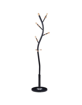 VenCore Arbor Black 5520-10001 - Καλόγερος Ρούχων Μεταλλικός Μαύρος 37 x 37 x 171cm