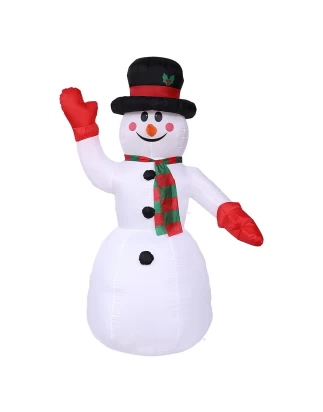 VenCore 8979-10003 - Snowman 2.4m - Χριστουγεννιάτικη Φιγούρα Φουσκωτή Χιονάνθρωπος Εξωτερ