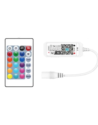 VenCore 6613-10005 - WiFi 2.4G RGBW Controller 12-24V 144-288W with RF Remote - Ασύρματο W