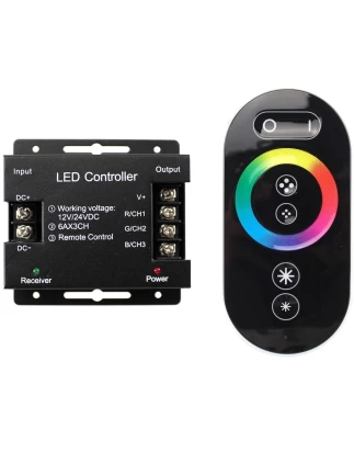 VenCore 6613-10006 - RGB Controller 12-24V 216-432W with RF Remote - Ασύρματο Controller R