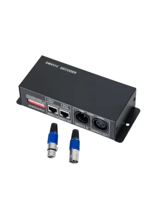 VenCore 6613-10010 - RGB 3CH DMX 512 Controller 12-24V 288-576W - DMX 512 Controller RGB 3