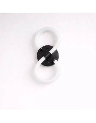 VenCore Eterna Black 6093-20053 - Μοντέρνο Επιτοίχιο Φωτιστικό Απλίκα LED 12W Μαύρο Αλουμί