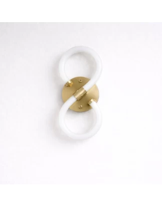 VenCore Eterna Gold 6093-20056 - Μοντέρνο Επιτοίχιο Φωτιστικό Απλίκα LED 12W Χρυσό Αλουμίν