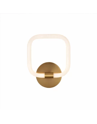 VenCore Seren Gold 6093-20064 - Μοντέρνο Επιτοίχιο Φωτιστικό Απλίκα LED 12W Χρυσό Αλουμίνι