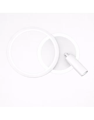 VenCore Novaris White 6093-20070 - Μοντέρνο Επιτοίχιο Φωτιστικό Απλίκα LED 12W Λευκό Αλουμ