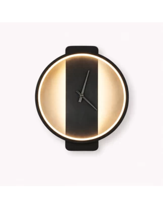 VenCore Chronor Black 6093-20083 - Μοντέρνο Επιτοίχιο Φωτιστικό Απλίκα LED 12W Μαύρο Αλουμ