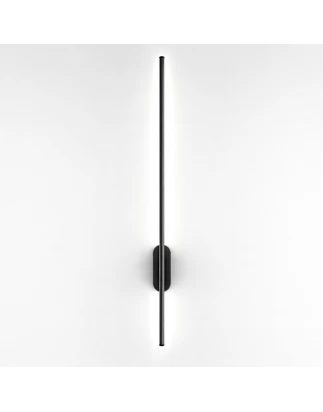 VenCore Lineon Black 6093-20114 - Μοντέρνο Επιτοίχιο Φωτιστικό Απλίκα LED 60CM 12W Μαύρο Α