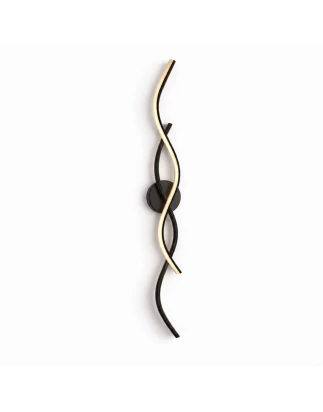 VenCore Serelis Black 6093-20142 - Μοντέρνο Επιτοίχιο Φωτιστικό Απλίκα LED 80CM 14W Μαύρο 