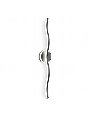 VenCore Velaris Black 6093-20150 - Μοντέρνο Επιτοίχιο Φωτιστικό Απλίκα LED 40CM 10W Μαύρο 