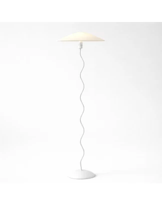 VenCore Curion White 6091-20010 - Μοντέρνο Επιδαπέδιο Φωτιστικό Μονόφωτο Λευκό Αλουμίνιο κ