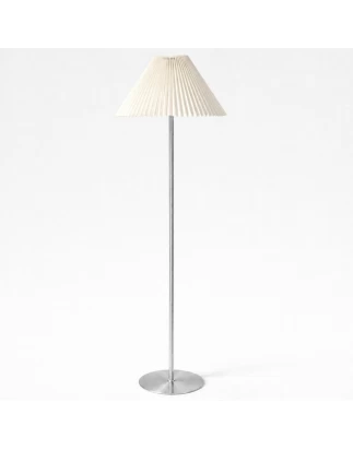 VenCore Velune Silver 6091-20013 - Μοντέρνο Επιδαπέδιο Φωτιστικό Μονόφωτο Ασημί Αλουμίνιο 