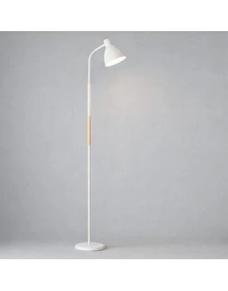 VenCore Orin White 6091-20016 - Μοντέρνο Επιδαπέδιο Φωτιστικό Μονόφωτο Λευκό Αλουμίνιο και