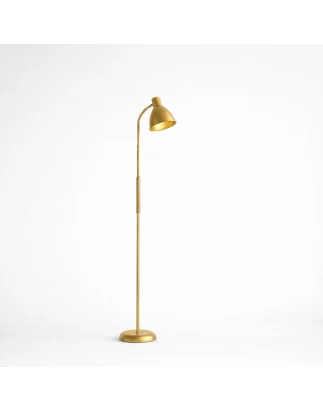 VenCore Orin Gold 6091-20018 - Μοντέρνο Επιδαπέδιο Φωτιστικό Μονόφωτο Χρυσό Αλουμίνιο και 