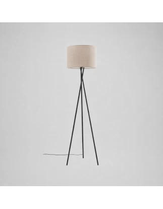 VenCore Elor Black 6091-20019 - Μοντέρνο Επιδαπέδιο Φωτιστικό Μονόφωτο Μαύρο Αλουμίνιο και
